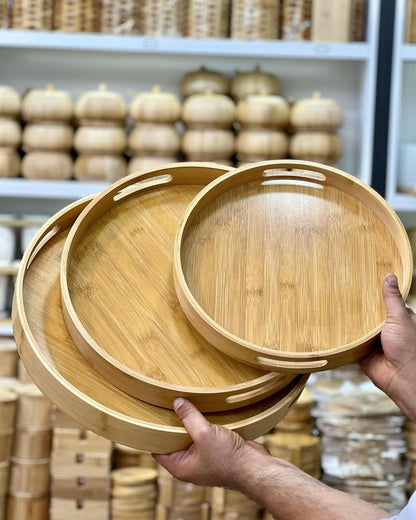 𝐖𝐨𝐨𝐝𝐞𝐧 𝐁𝐚𝐦𝐛𝐨𝐨 𝐒𝐞𝐫𝐯𝐢𝐧𝐠 𝐓𝐫𝐚𝐲 (𝟑 𝐩𝐢𝐞𝐜𝐞 𝐬𝐞𝐭) + 𝐅𝐫𝐞𝐞 𝐃𝐞𝐥𝐢𝐯𝐞𝐫𝐲