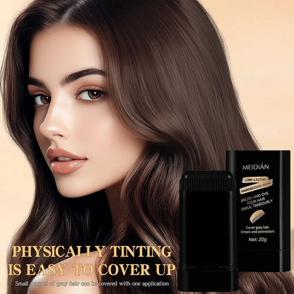 Water And Sweat Proof Hair Comb Dye Long Lasting Easy To Use Safe And Effective Hair Coloring Solution - Black